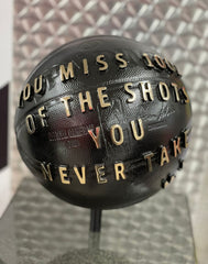 Don’t Miss Shots in this Life Bronze sculpture By Ignacio Gana