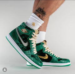 AJ1 High “Velvet” (Green) 💎